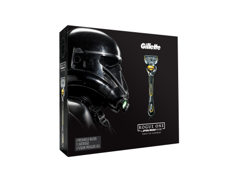 Gillette unveils four Special Edition Gift Packs as part of its global campaign in collaboration with Lucasfilm ahead of the release of Rogue One: A Star Wars Story. (Photo: Business Wire)