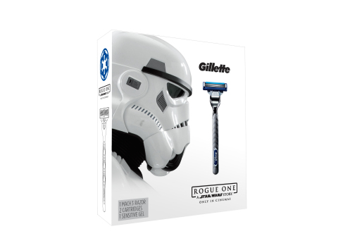 Gillette unveils four Special Edition Gift Packs as part of its global campaign in collaboration with Lucasfilm ahead of the release of Rogue One: A Star Wars Story. (Photo: Business Wire)