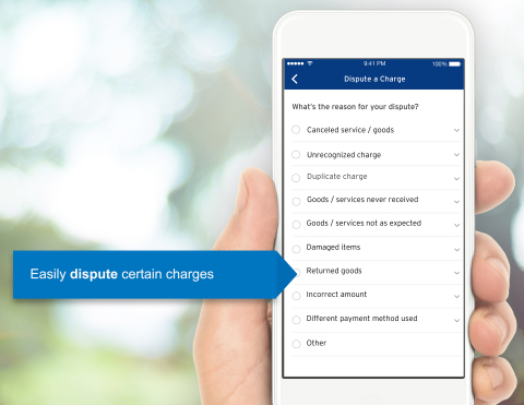 Citi Launches Ability to Dispute a Charge Within Mobile App  (Photo: Business Wire)