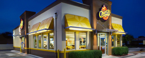 Each of the new Church’s Chicken® locations will be modeled after the new STAR Initiative Design package including contemporary dining room décor highlighted by new seating installations, modern color palettes on both the interior and exterior, enhanced architectural elements, sconce lighting indoors and shaded canopies outdoors. (Photo: Church’s Chicken)