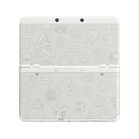 Two special-edition models – one black, one white, both featuring Mushroom Kingdom characters and imagery – will be available starting Nov. 25. (Photo: Business Wire)