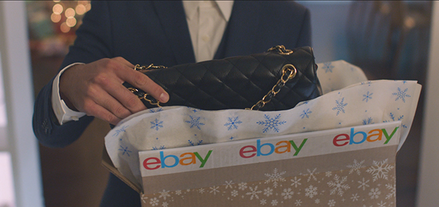 eBay's new national advertising spots debut on television Wednesday, November 9.