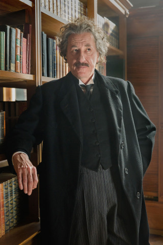 Geoffrey Rush as Albert Einstein in National Geographic's 'Genius'. (photo credit: National Geographic/Dusan Martincek)