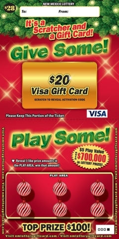 The J.G. Wentworth Give Some! Play Some!™ Visa Gift Card will allow consumers to give a guaranteed gift, while providing the recipient a chance to win an additional cash prize through a scratch-off lottery ticket. (Graphic: Business Wire)