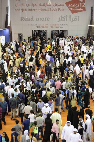 Visitors during the 35th Sharjah International Book Fair 2016 (Photo: Business Wire)