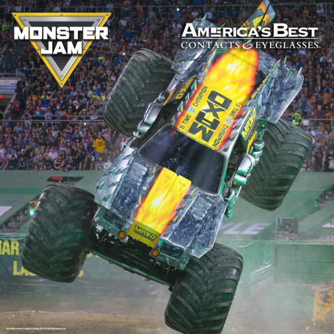 America's Best Contacts & Eyeglasses Named Official National Partner of Monster Jam® (Photo: Business Wire)