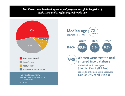 Gore Global Registry for Endovascular Aortic Treatment Completes Enrollment (Photo: Business Wire)