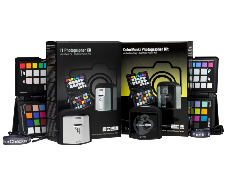 X-RITE AWARD-WINNING COLOR TECHNOLOGY LEGACY PRODUCTS HAVE TWO NEW BUNDLES-i1 PHOTOGRAPHER KIT & COLORMUNKI PHOTOGRAPHER KIT: just in time for your favorite photographers' holiday gear bag. Created exclusively for discerning photographers, these kits deliver professional on-screen unparalleled color accuracy coupled with the ability to quickly and easily gain color control and consistency. The i1 Photographer Kit includes the i1Display Pro measurement device and i1Profiler software, the professionals' choice for unrivaled color precision-the industry-recognized professional display calibration system. The ColorMunki Photographer Kit helps all those passionate about photography achieve accurate and consistent color results like a pro-day-to-day, image-to-image across devices. Booth kits include the ColorChecker Passport Photo, a convenient pocket-sized tool that combines three photographic targets in one durable, protective case and handy lanyard plus camera-calibration software. (Photo: Business Wire)