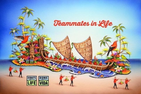 Donate Life Float rendering, Rose Parade® 2017 (Graphic: Business Wire)