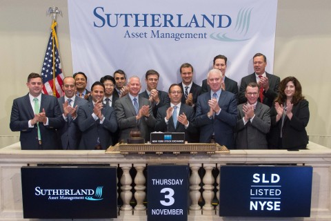 Sutherland Asset Management (NYSE: SLD) rings The NYSE Opening Bell (Photo: Business Wire)