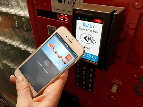 Displays and call-to-action messages can act as an electronic gateway for consumers to learn about and use the mobile wallets already installed on their phones (Photo: Business Wire)