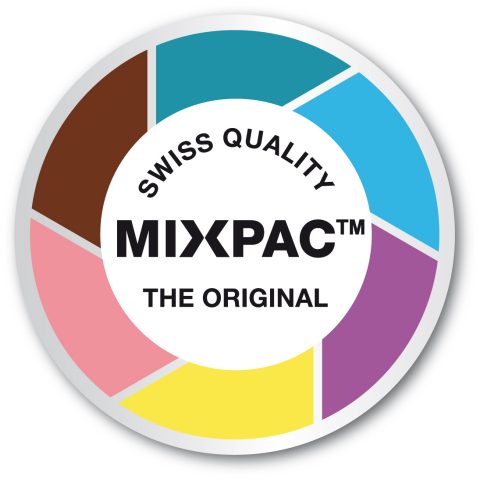 The new product label in Sulzer’s candy colors now makes genuine products easier to identify. (Graphic: Business Wire)