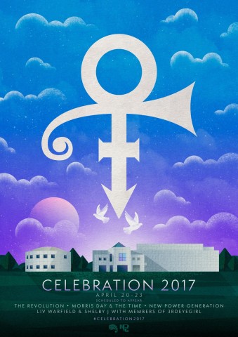 Prince’s Paisley Park in Chanhassen, Minnesota has announced dates for a four-day special event, CELEBRATION 2017, which will honor and celebrate the life and legacy of Prince, as the world marks the first anniversary of his passing. (Graphic: Business Wire)