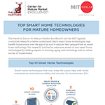 New Research By The Hartford And The MIT AgeLab Reveals Top 10 Smart Home Technologies For Mature Homeowners