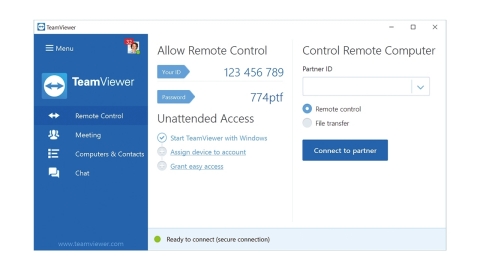 The user interface of TeamViewer 12 allows for simpler usability (Graphic: Business Wire)
