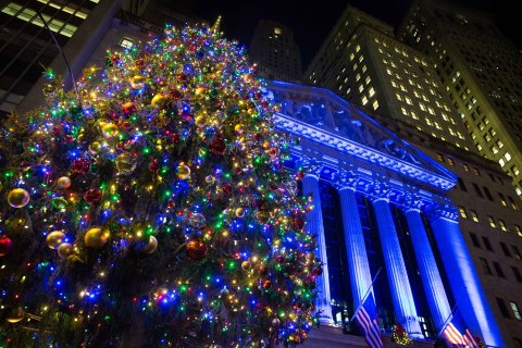 NYSE Tree Lighting 2015 (Photo: NYSE)