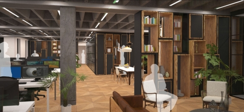 Architectural rendering of Random42's new offices (Photo: Business Wire)
