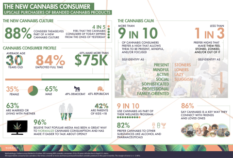 Today’s Cannabis Consumer looks decidedly different than the traditional ‘stoner’ stereotype. (Graphic: Business Wire)