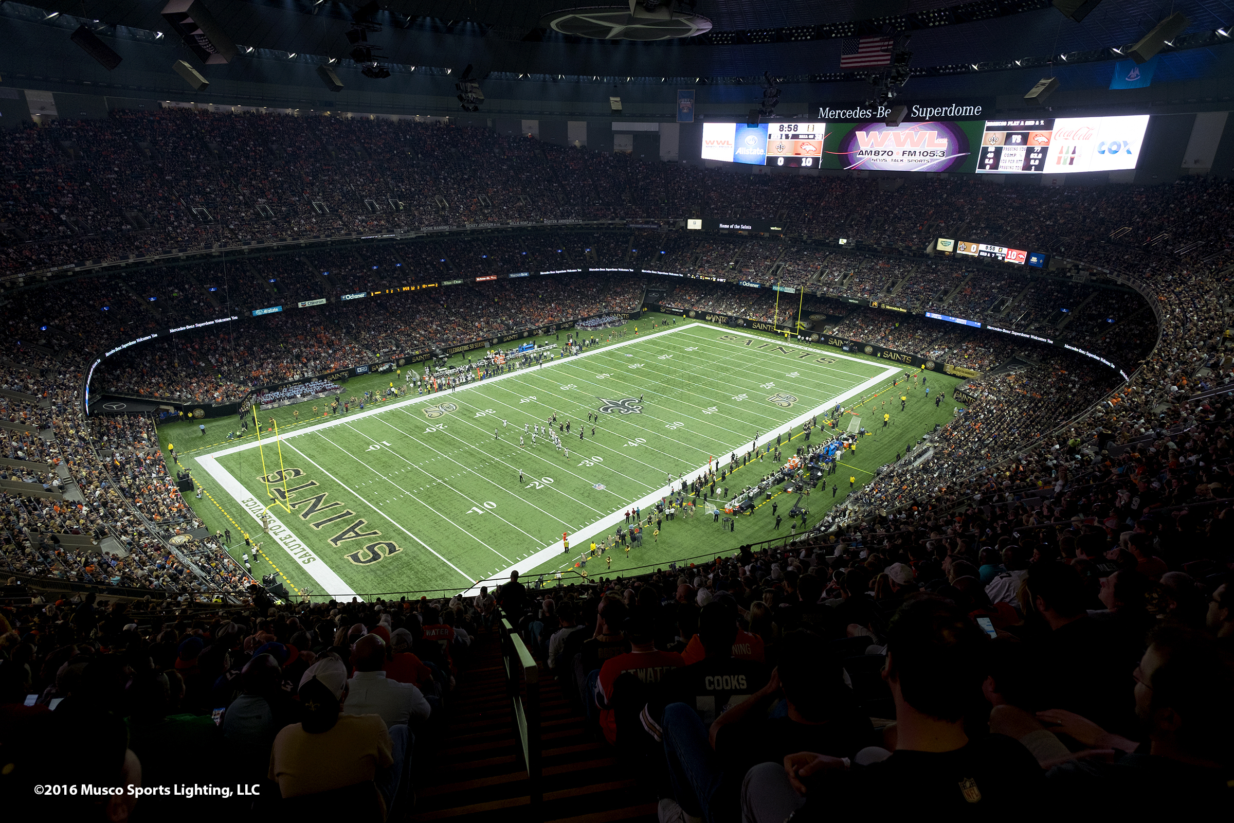 New Orleans Saints unveil new renovations to Superdome