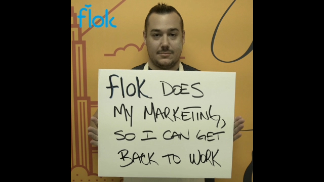 New York City marketing and loyalty platform, flok, recently used Magisto for Marketers as part of their customer acquisition efforts on Facebook.