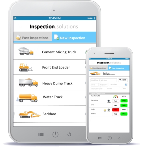 Inspections Solutions is an example of a mobile app developed in Alpha Anywhere. (Graphic: Business Wire)