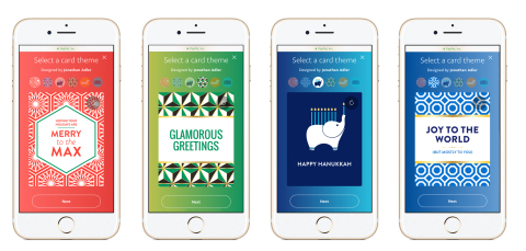 Jonathan Adler is making the gift of money personal and stylish with custom digital holiday cards for PayPal.(Photo: Business Wire)