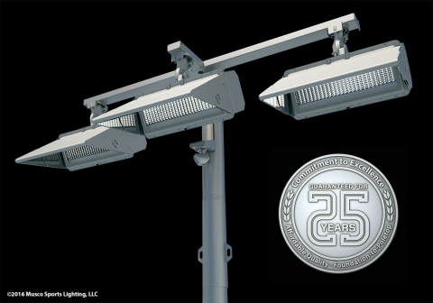 Total Light Control—TLC for LED™ technology provides enhancements to light control and cost of ownership all backed by an industry exclusive warranty for up to 25 years. (Photo: Musco Lighting)