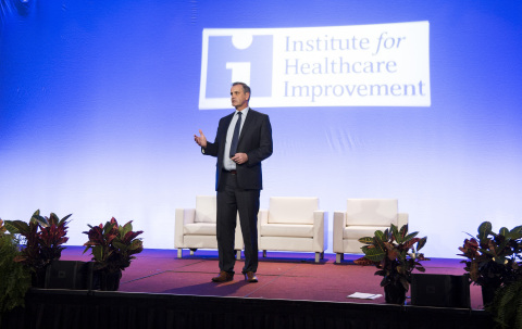 IHI President & CEO Derek Feeley at IHI’s National Forum on Quality Improvement in Health Care (Dec. 4-7, 2016) in Orlando tells the audience of 5,000 why it’s crucial to broaden the definition of patient safety to include the millions harmed by inequities in care. (Photo: Business Wire)