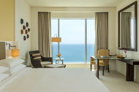 Hyatt Regency Cartagena offers 261 guestrooms, all of which feature views of the Caribbean Sea or the bustling Cartagena Port. (Photo: Business Wire)