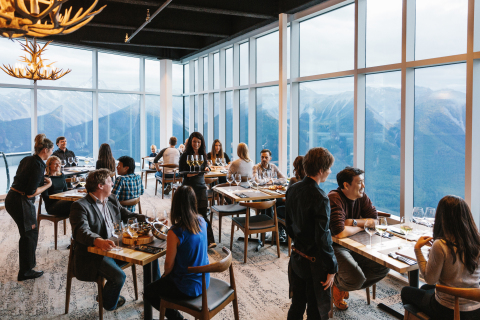 Sky Bistro: Mountaintop Dining 2,900 Ft. Above Banff (Photo: Business Wire)