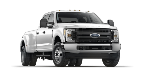 Ford F-350 Super Duty 4x4 Crew Cab XL Morris’ F-350 dual-rear-wheel configuration is built for serious towing and hauling with a fifth-wheel and gooseneck hitch prep package, BoxLink and LED box lighting. (Photo: Business Wire)
