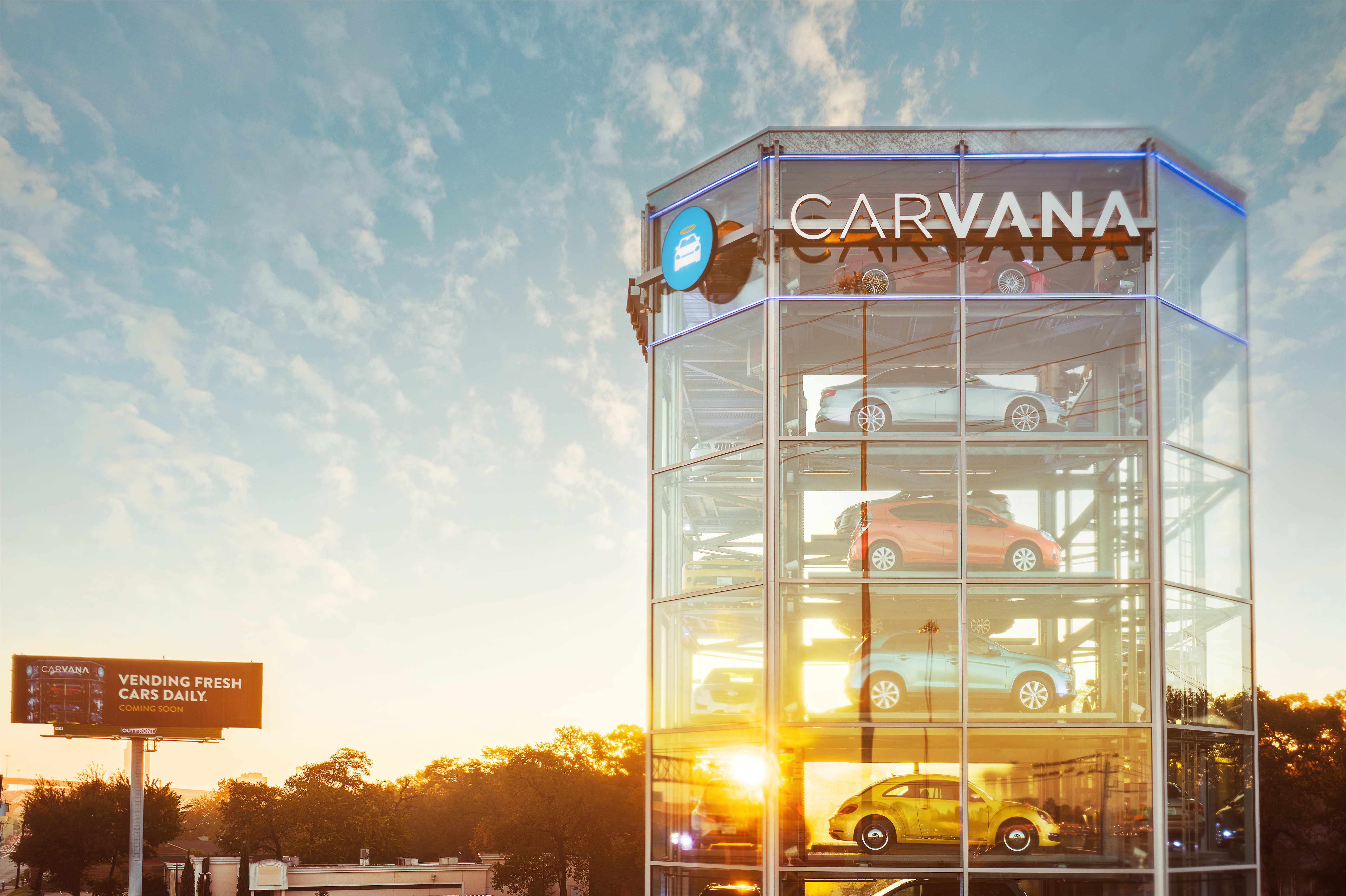Carvana Opens the Nation’s Largest CoinOperated Car Vending Machine in