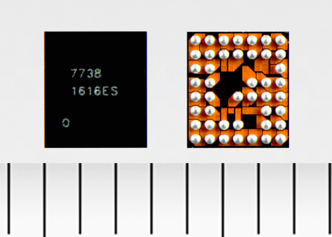 東芝：SSD向け多機能システム電源IC「TC7738WBG」（写真：ビジネスワイヤ）
