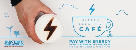 ADDING MULTIMEDIA NISSAN ELECTRIC CAFÉ VALORIZZA L’ENERGIA