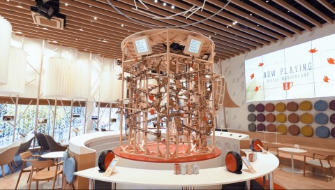 Massive "Wooden Pythagorean Musical Instrument" Plays Christmas Songs; NESCAFE GOLDBLEND BARISTA i COFFEE MOMENT ENSEMBLE (Photo: Business Wire)