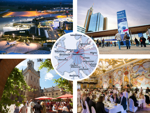 HTMG: Hannover: meeting place for international trade fair and conference visitors, nations and key business partners from all over the world in 2017! (Photo: Business Wire)