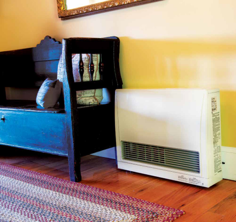 Need just one area warmed? Propane zoned space heaters offer the perfect solution and are designed to fit comfortably in most homes. (Photo: Business Wire)