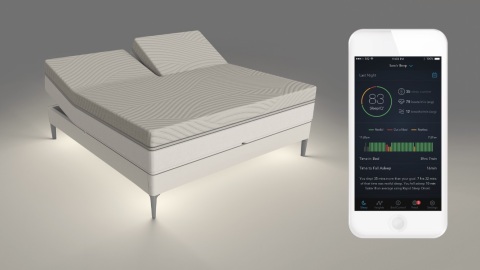 The Sleep Number 360 smart bed intuitively senses and automatically adjusts comfort to keep both partners sleeping soundly all night. (Photo: Business Wire)