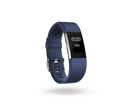 Fitbit Charge 2™ custom feature for UnitedHealthcare Motion™ wellness program (Photo: Business Wire)