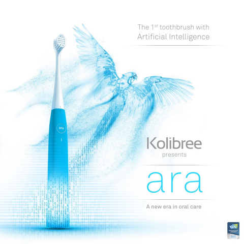 Ara by Kolibree, the first toothbrush with artificial intelligence, helps you learn to brush better.