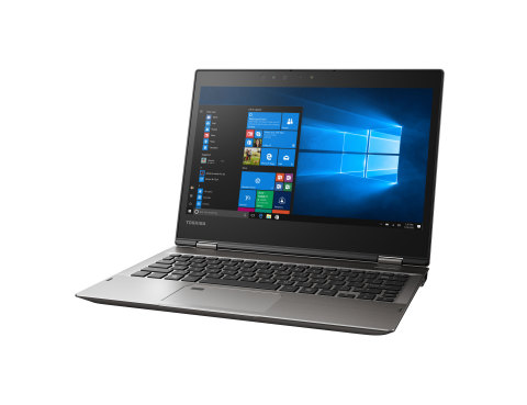 Sleek, versatile, modern and powerful. The Portégé® X20W embodies these characteristics and much more as Toshiba’s new premium 2-in-1 convertible notebook. A 360-degree, dual-action hinge allows the Portégé® X20W to easily transform from a powerful, performance-oriented notebook into a premium digital inking tablet by simply rotating the display. (Photo: Business Wire)