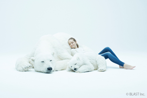 BLAST Inc. : "Get a Polar Bear" "Animals As Art" Figuras de Arte Animal Primer lanzamiento de: Polar Bear Parent and Cub