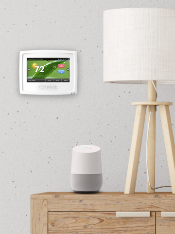 This programmable smart device from Onelink by First Alert works seamlessly with Google Home and Amazon Alexa, allowing users to integrate with the smart home platform of their choice. (Photo: Business Wire)