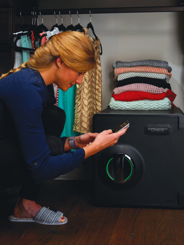 Ideal for homes and small businesses, this smart safe from Onelink by First Alert combine’s best-in-class security with smart home functionality. (Photo: Business Wire)