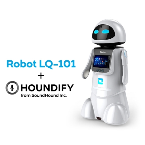 SoundHound Inc. and Shenzhen Tanscorp Technology Co. Unveil Robot LQ-101, an Intelligent Family Service Robot Powered by Houndify Voice and A.I. Technology (Photo: Business Wire)