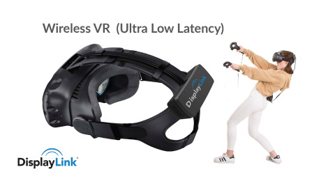 DisplayLink Ultra-low Latency Wireless VR at CES 2017 (Photo: Business Wire)