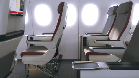 The new Premium Economy Class from Iberia is designed for economy passengers who want enhanced comfort and service before and during longer international flights. (Photo: Business Wire)