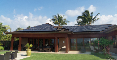 Pro Golfer Tom Watson installed a 25.4kW Mitsubishi Electric PV system on his Hawaiian home. (Photo: Business Wire)