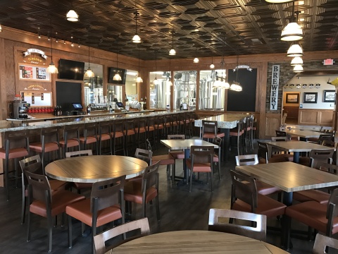 Midland Brewing Company is offering a sneak peek of the newly renovated interior of its restaurant, set to open February 9. (Photo: Business Wire)