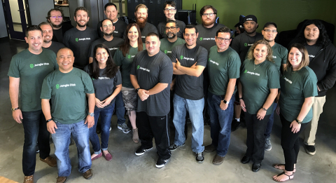 The Jungle Disk team at the company's San Antonio headquarters. (Photo: Business Wire)